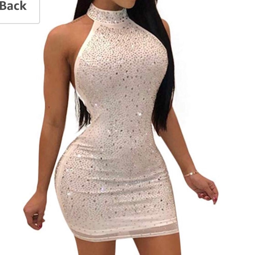 White Sparkly Dress